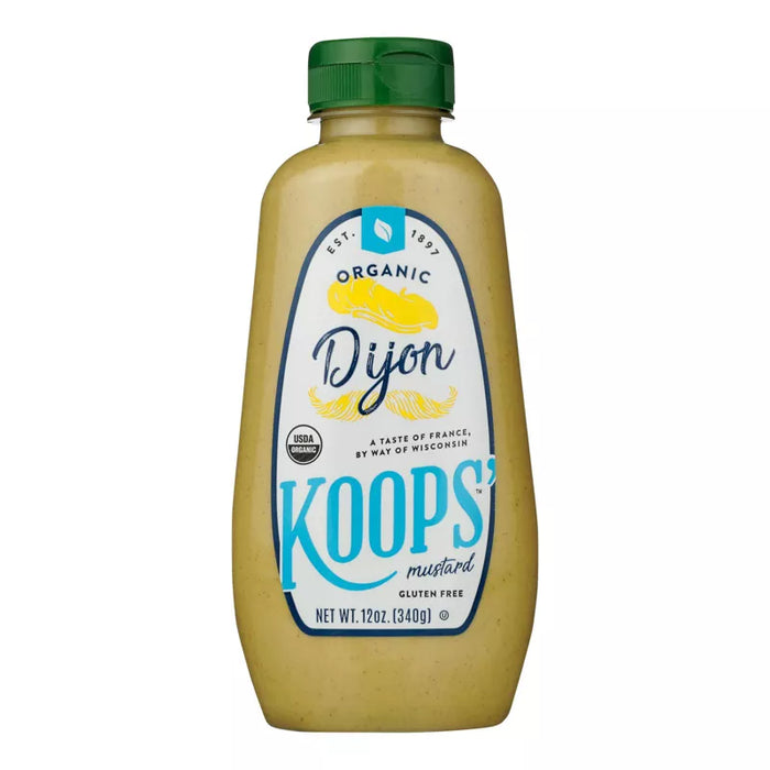 Koops' Organic Dijon Mustard Gluten Free 12 oz