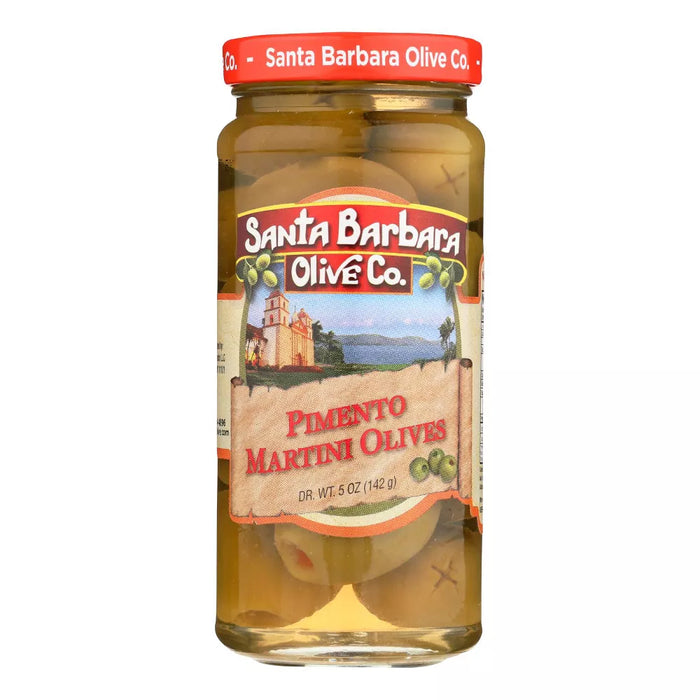 Santa Barbara Olive Co. Pimento Martini Stuffed Olives 5 oz