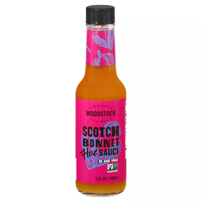 Woodstock Foods Hot Sauce Scotch Bonnet 5 oz