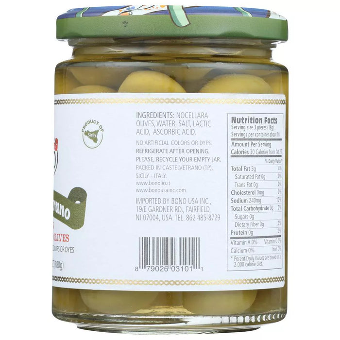 Bono Olives Whole Green  6.4 oz