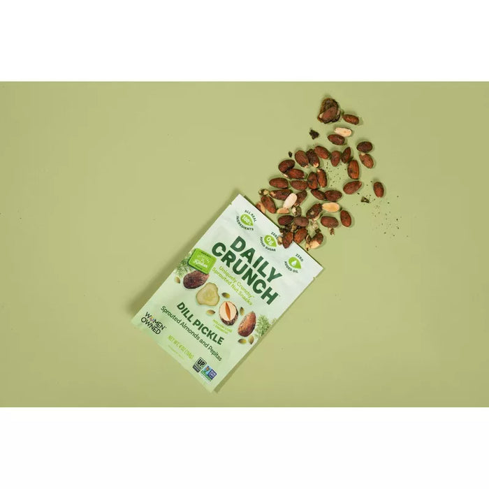 Daily Crunch Sprouted Almonds and Pepitas Dill Pickle Pouch 4 oz