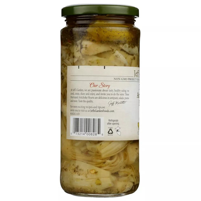 Jeff's Naturals  Artichoke Hearts Marinated  14.5 oz