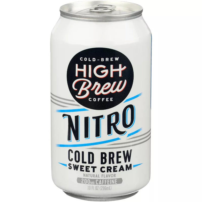 High Brew  Cold Brew Sweet Cream Roasted Coffee   10 fl oz