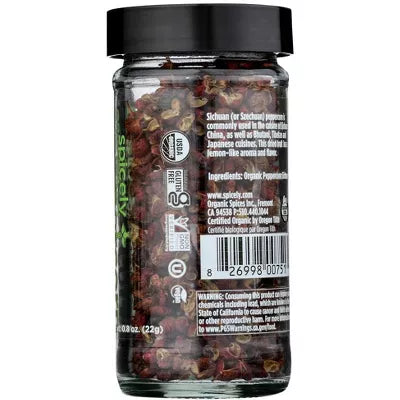 Spicely Organics  Organic Sichuan Peppercorn  .8 Oz