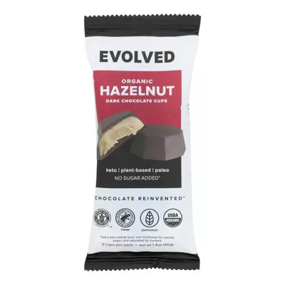 Evolved Organic Keto Cups Hazelnut 1.41 oz