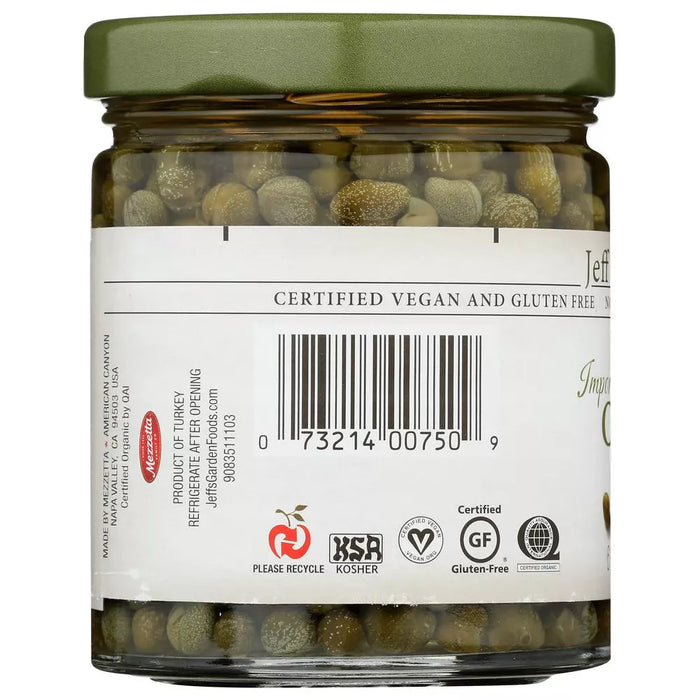 Jeff's Naturals  Imported Non Pareil Capers Capers  6 oz