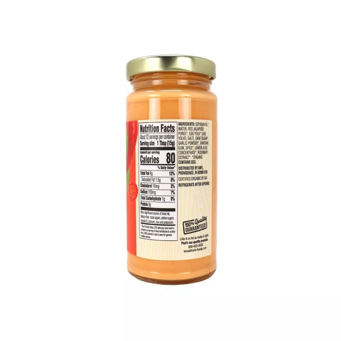 Woodstock Organic Sriracha Aioli 6.5 oz