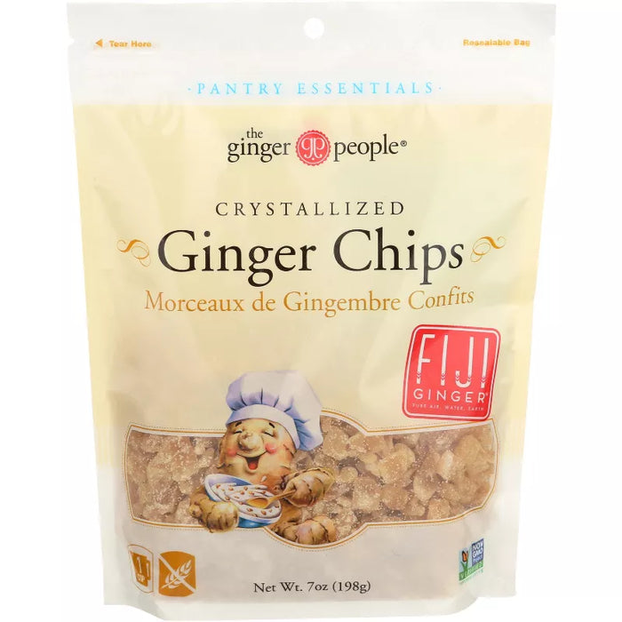 The Ginger People Crystallized Ginger Chips 7 oz