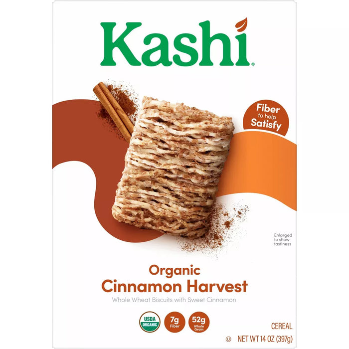 Kashi  Cereal Organic Whole Wheat Promise Cinnamon Harvest 14 Oz