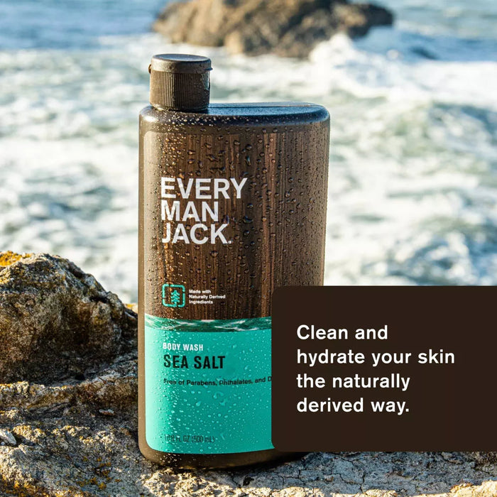 Every Man Jack  Body Wash Sea Salt  1 Each  16.9 Oz