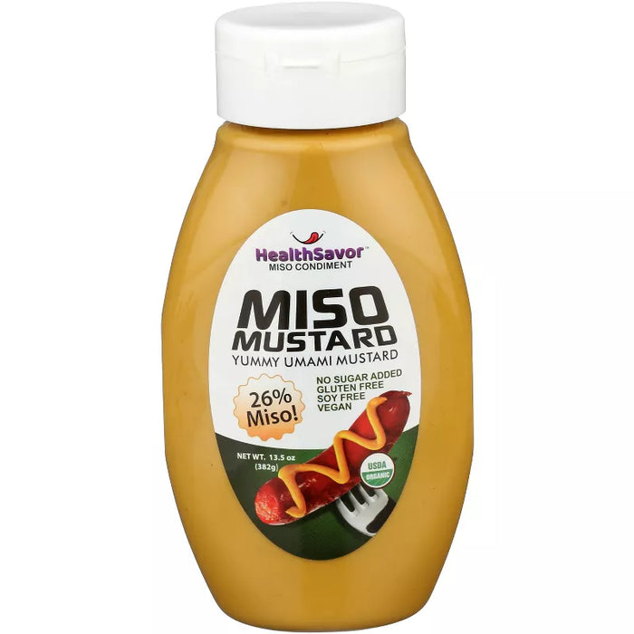 HealthSavor Miso Umami Mustard 13.5 oz