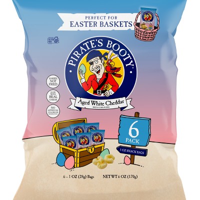 Pirate's Booty Aged White Cheddar Cheese Puffs 6/1 OZS