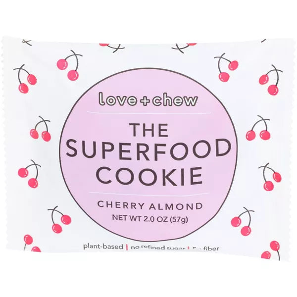 Love + Chew  Cookie Cherry Almond  2 Oz