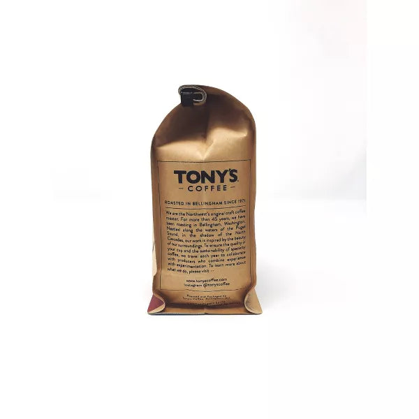 Tony`s Coffee  Espresso Noir Dark Roast Whole Bean   12 oz