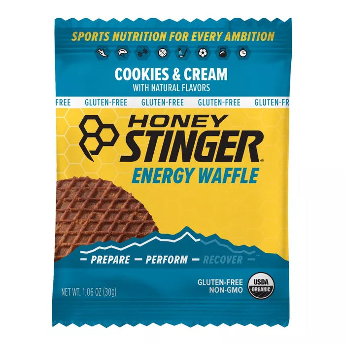 Honey Stinger Waffle Organic Cookies & Cream Waffle 1.06 Oz