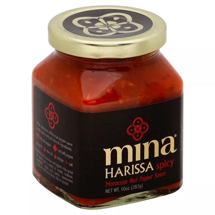 Mina Harissa Spicy Moroccan Red Pepper Sauce 10 oz