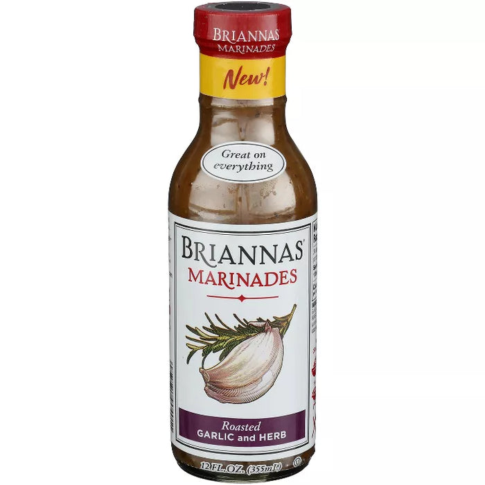 Briannas Marinade Roasted Garlic Herb 12 fl