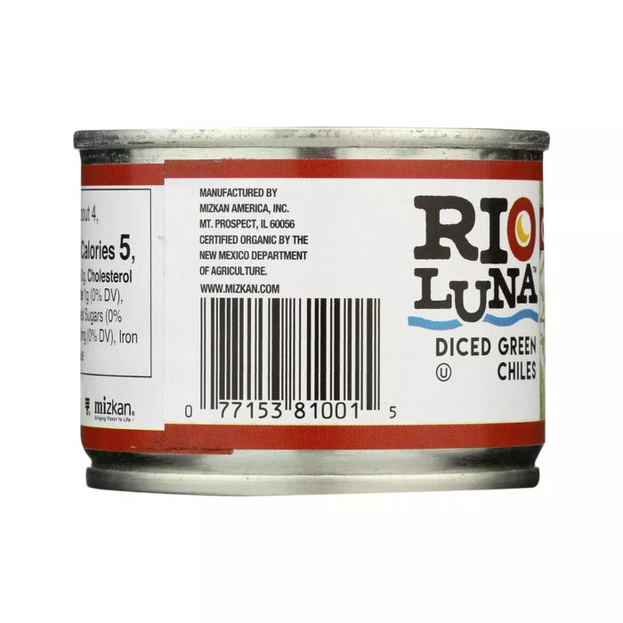 Rio Luna  Organic Green Chiles Diced  4 oz