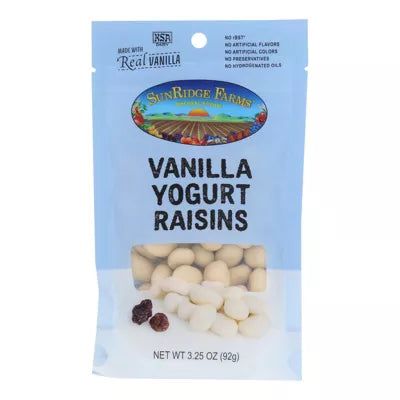 Sunridge Farms Yogurt Covered Raisins 3.25 oz