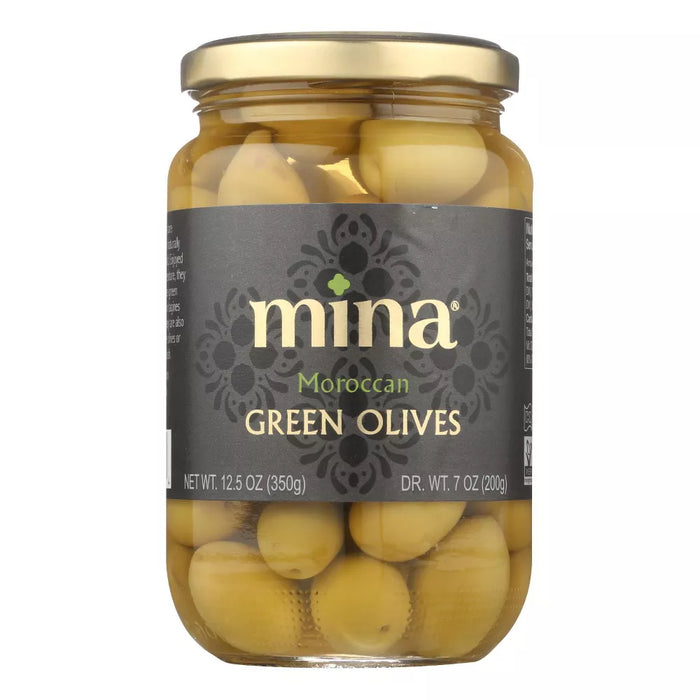 Mina Moroccan Green Olives 12.5 oz