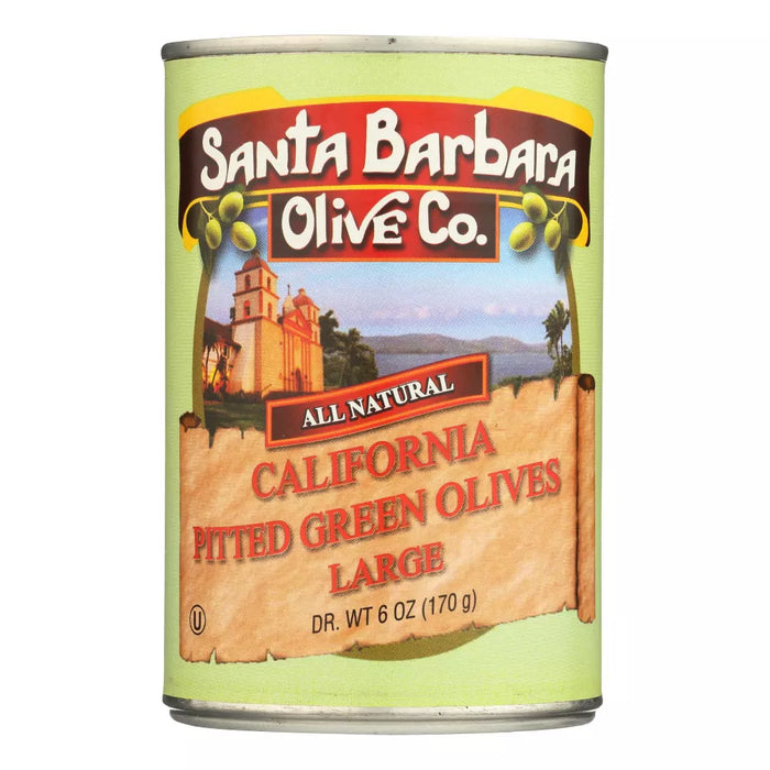 Santa Barbara Olive Co. California Green S Pitted 6 oz