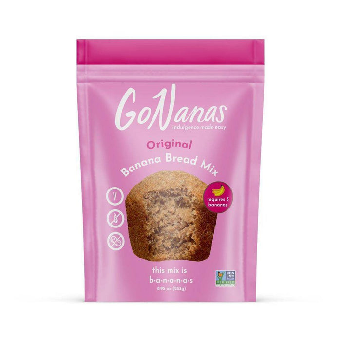 Gonanas  Vegan Banana Bread Mix Original   8.95 Oz