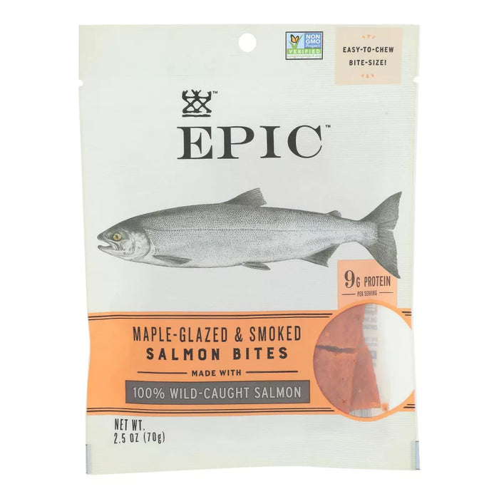 Epic International Jerky Bites Salmon Maple Dill 2.5 oz