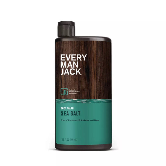 Every Man Jack  Body Wash Sea Salt  1 Each  16.9 Oz