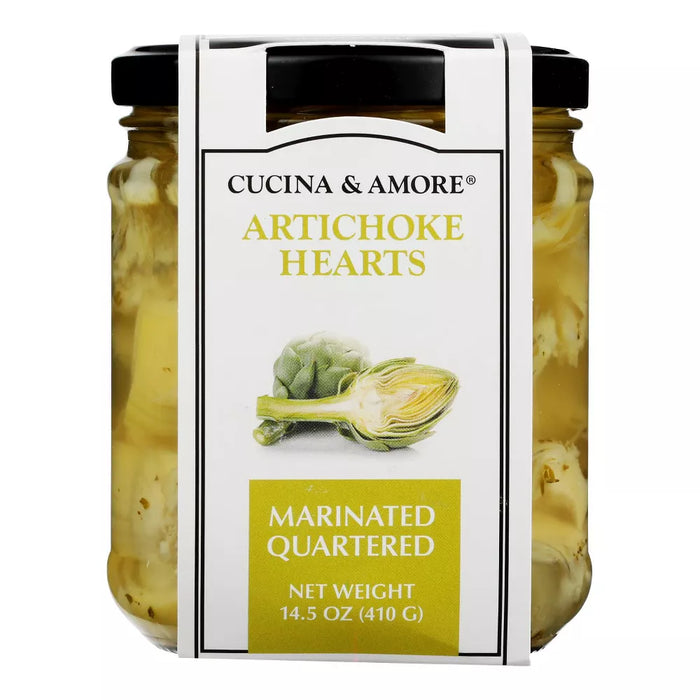 Cucina & Amore  Quartered Artichoke Hearts  14.5 oz