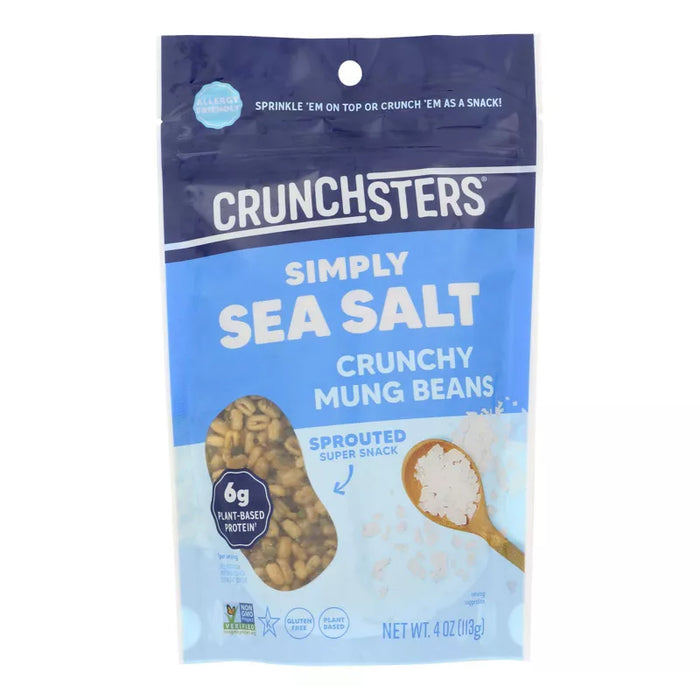 Crunchsters Sprouted Protein Snack Sea Salt 4 oz