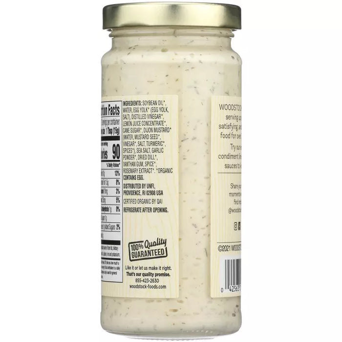 Woodstock Organic Lemon Dill Aioli 6.5 oz