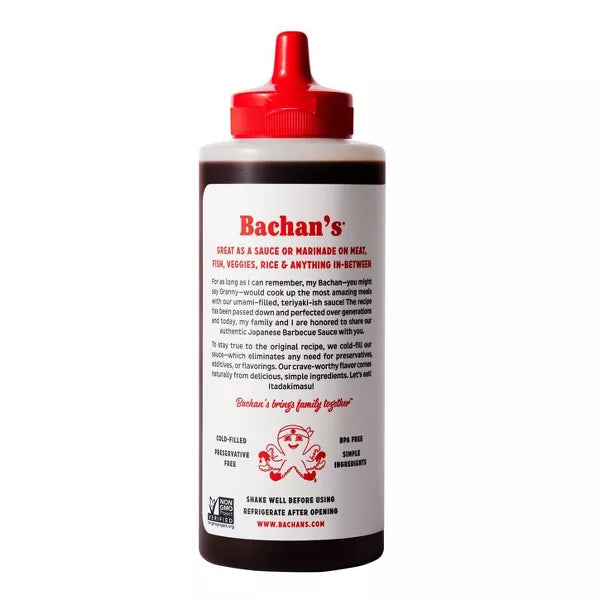 Bachan's  Japanese Barbeque Sauce Original  17 oz