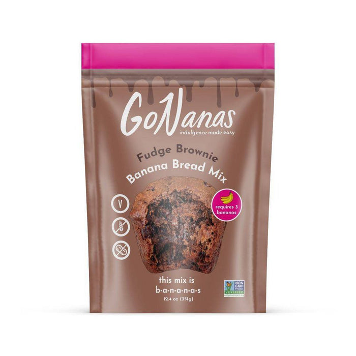 Gonanas Fudge Brownie Banana Bread Mix 12Oz