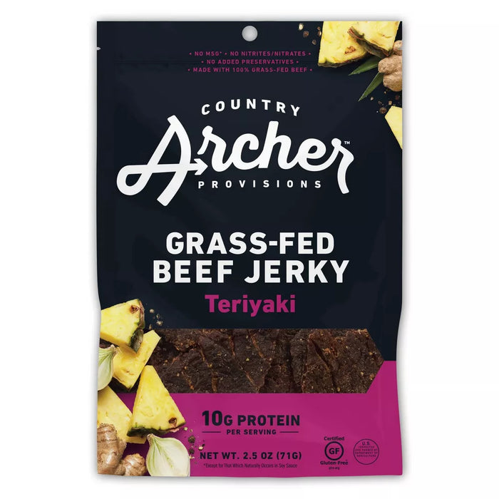 Country Archer Jerky Co. Jerky Beef Teriyaki 2.5 oz