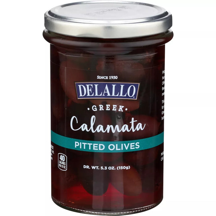 Delallo Olives Calamata Pitted 5.3 oz