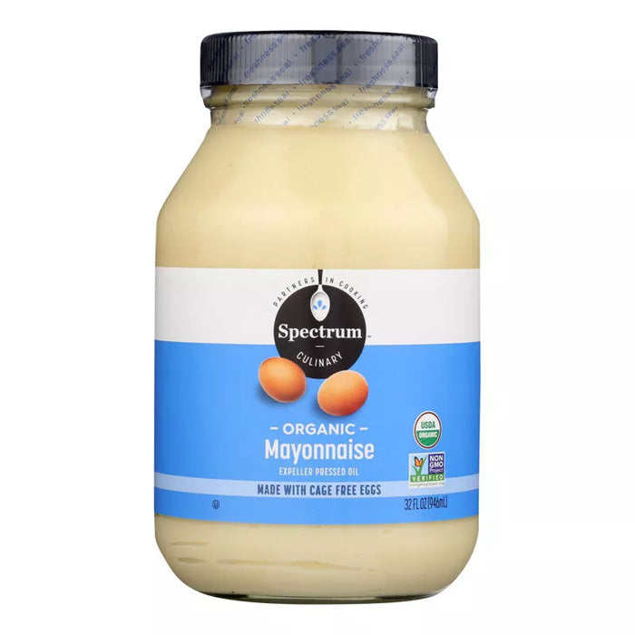 Spectrum Naturals Organic Mayonnaise With Cage Free Eggs 32 oz