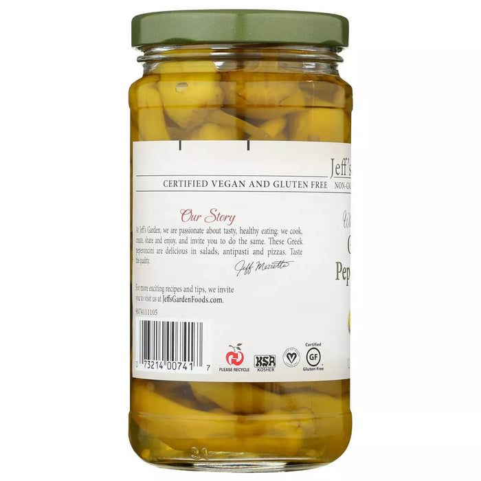 Jeff's Naturals  Greek Pepperoncini Pepperoncini  12 oz