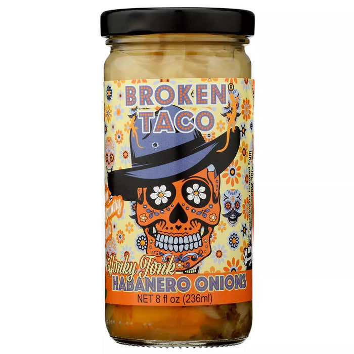 Broken Taco Honky Tonk Habanero Onions 8 oz