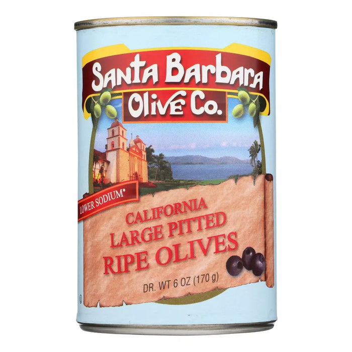 Santa Barbara Olive Co. Pitted S Large Black 5.75 oz