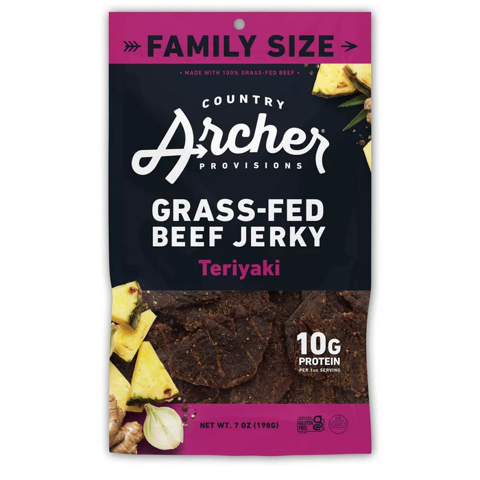 Country Archer Jerky Co. Teriyaki Beef Jerky 7 oz