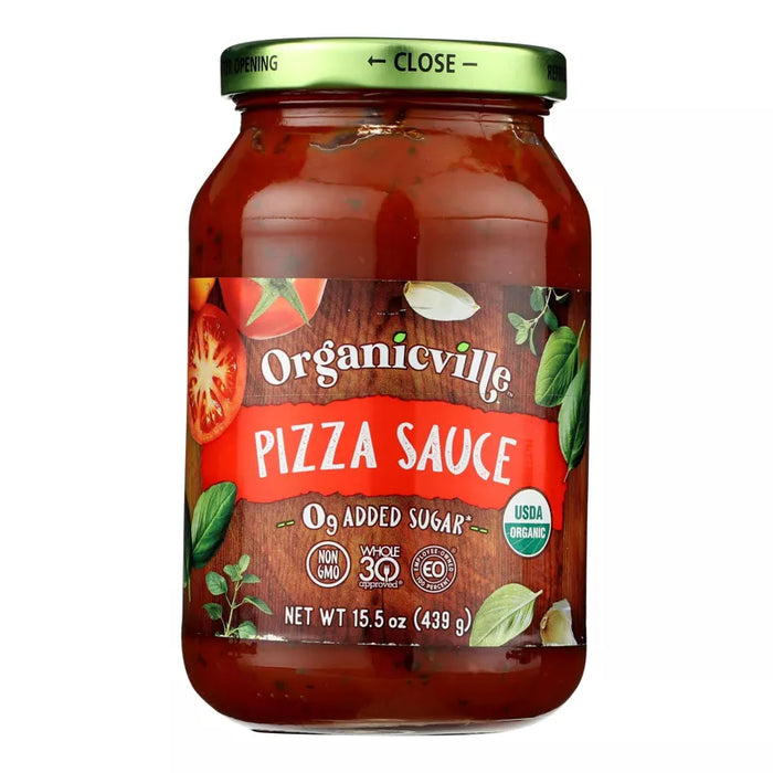 Organicville Organic Pizza Sauce Gluten Free 15.5 oz