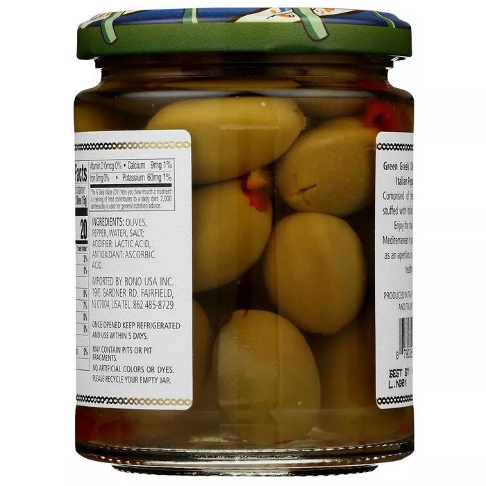 Bono Olives Red Pepper Stuffed 5.6 oz