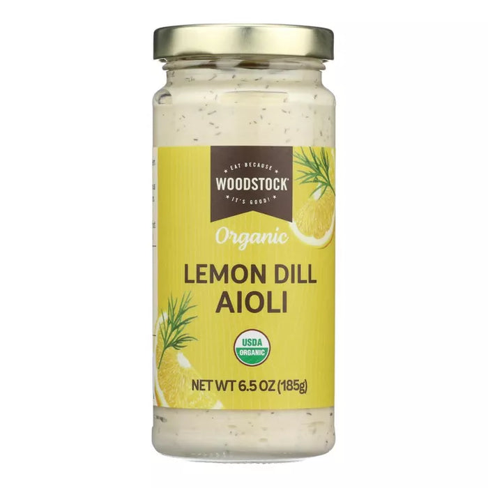 Woodstock Organic Lemon Dill Aioli 6.5 oz