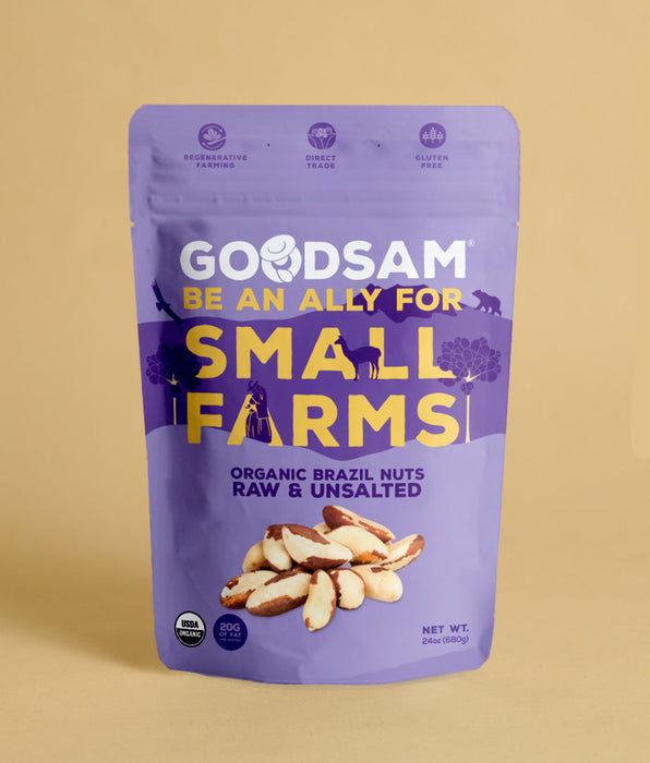 Goodsam Organic Brazil Nuts Raw Unsalted 8 oz