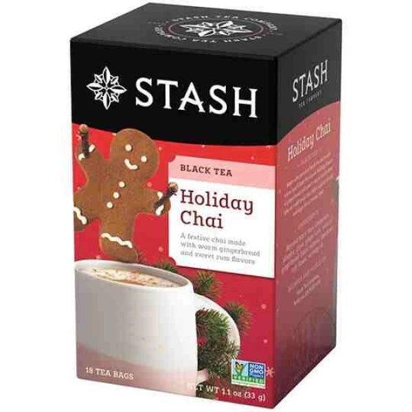 Stash Tea  Holiday Chai Black Tea  18 Bag