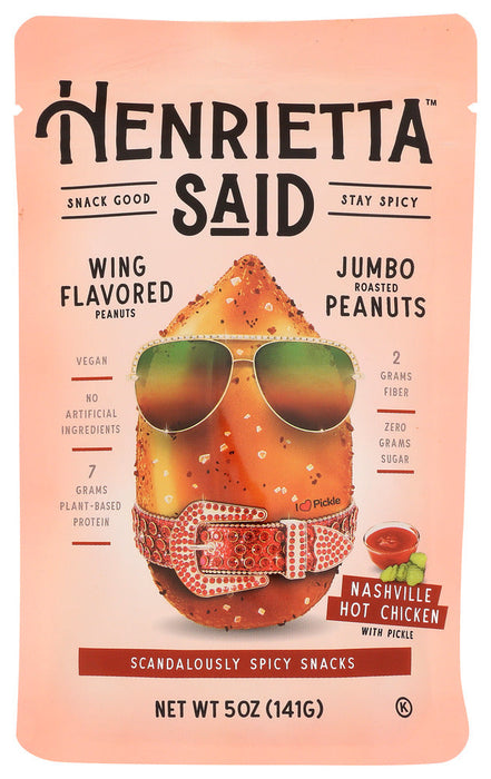 Henrietta Said Nashville Hot Chicken Peanuts 5 oz