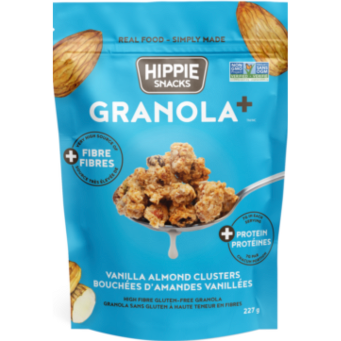 Hippie Snacks Granola Vanilla Almond Cluster 8 OZ