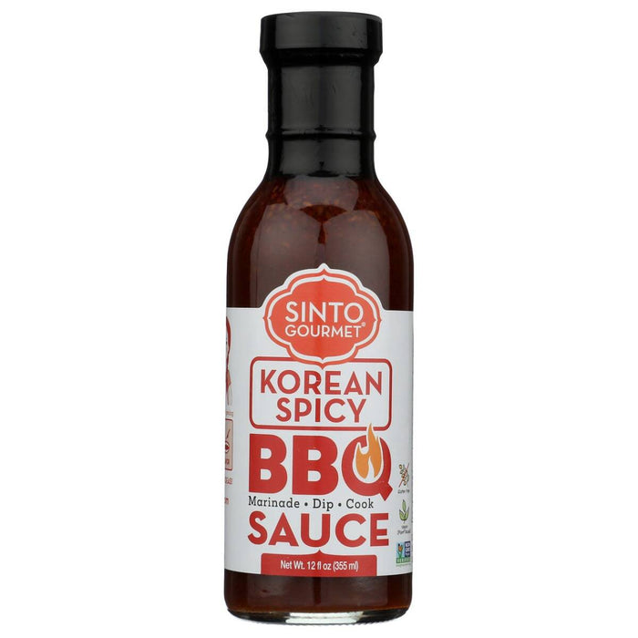 Sinto Gourmet Korean Spicy Bbq Sauce 12 Fo