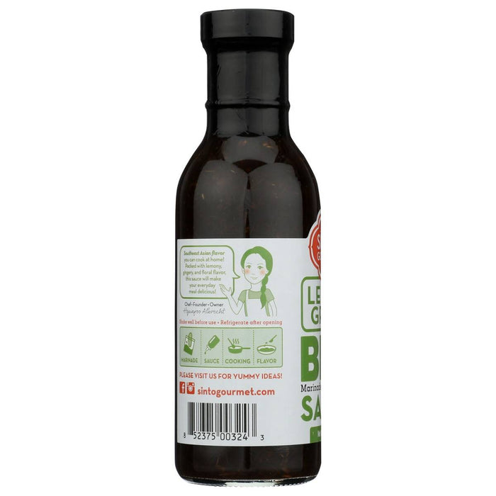 Sinto Gourmet Lemongrass Bbq Sauce 12 Fo