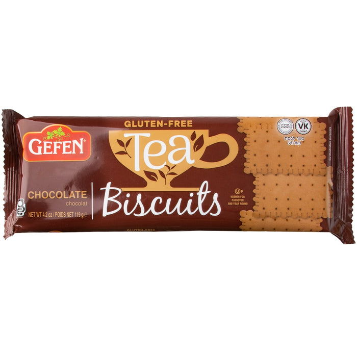 Gefen Tea Bscts Gluten Free Chocolate  Passover  4.2 OZ